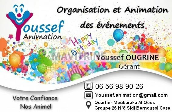 animation des anniversaires a casablanca et tout le maroc