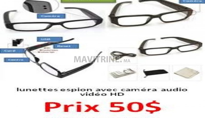 lunettes avec caméra audio vidéo HD