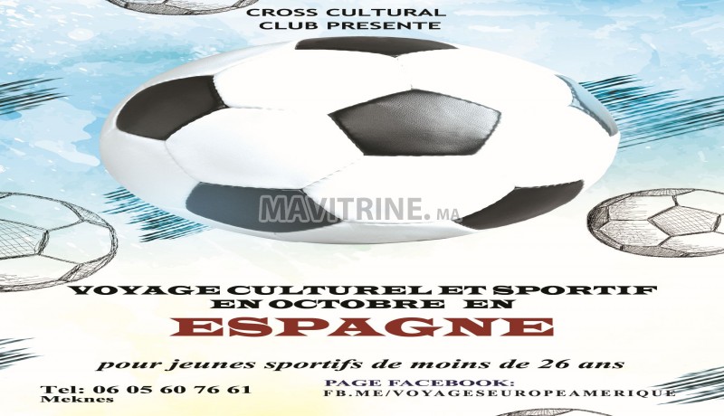 Voyage sportif organisé en groupe vers l'Espagne