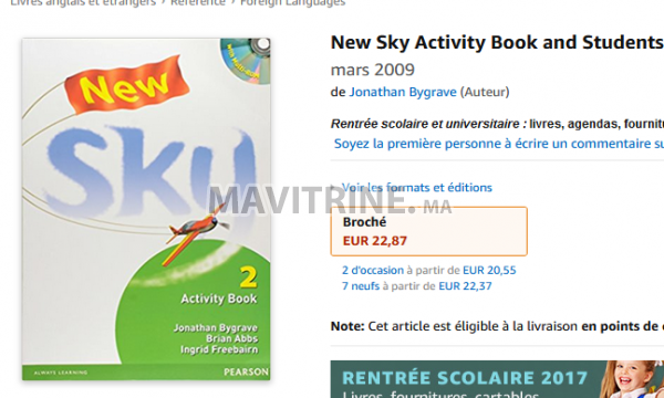 English books SKY avec 2 CDs