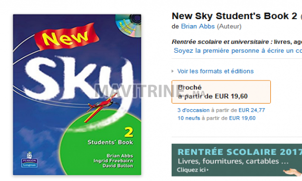 English books SKY avec 2 CDs