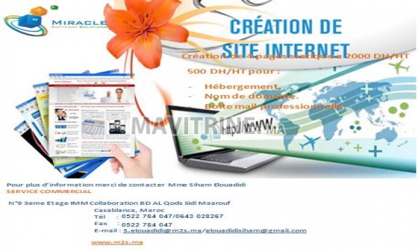 Création des Sites Web