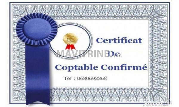 Obtenez Certificat de comptable confirmé à tanger