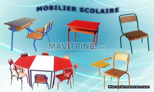 mobilier de bureau et scolaire avec des rayonnages