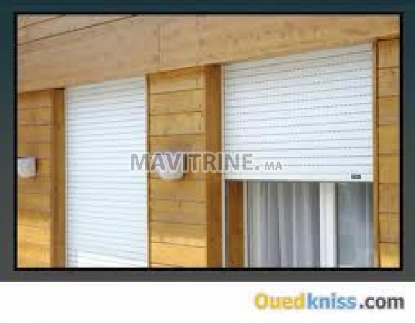 Menuiserie d'aluminium et inox,  moustiquaire.