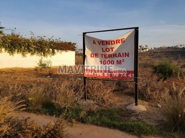 Terrain a vendre sur la route d'azemmour