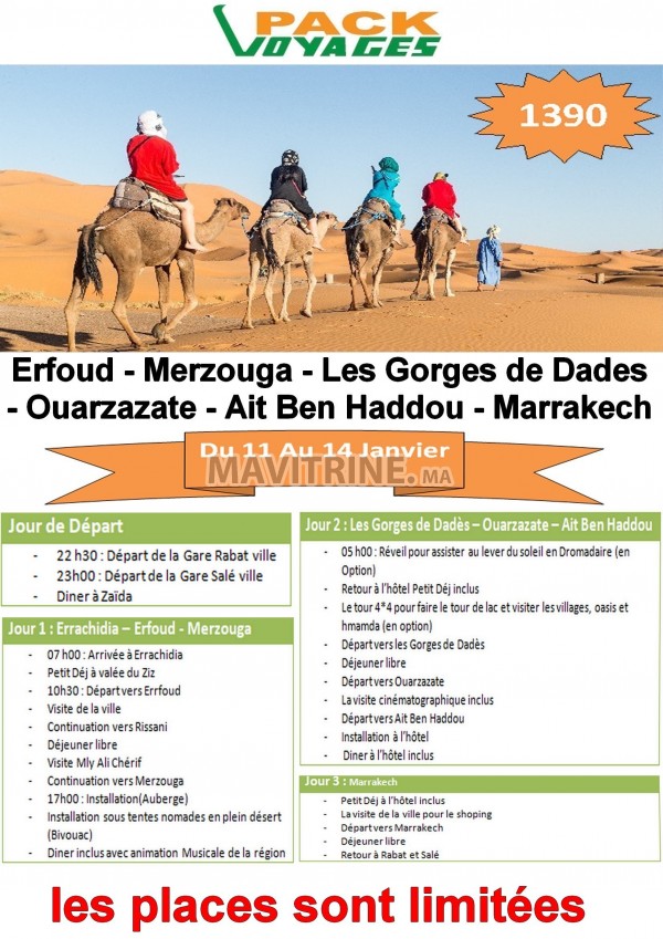 voyage sud Maroc pas cher