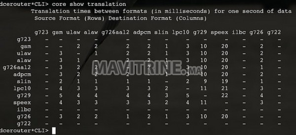 Installation - Configuration CODECS Asterisk