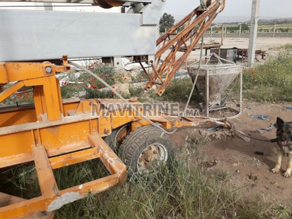 grue montage rapide 25m fleche galvanisé