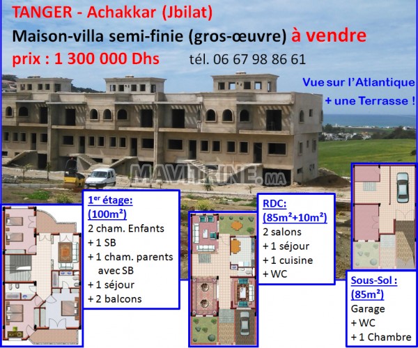 villa-tanger à vendre