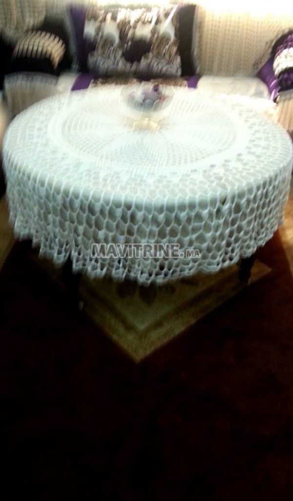 VENTE NAPPE DE TABLE AU CROCHET