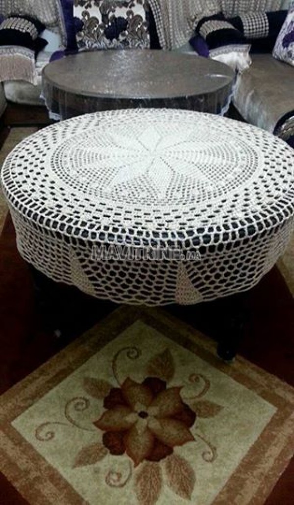 VENTE NAPPE DE TABLE AU CROCHET