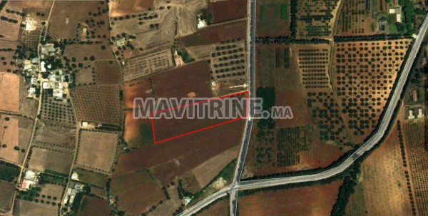 Terrain de 11200 m2 Route de Meknes