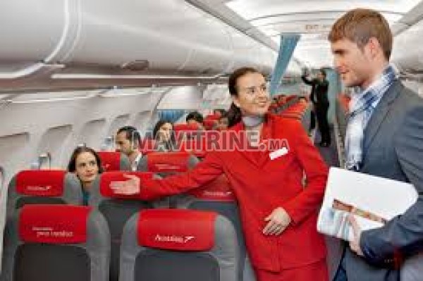 Formation to the flights attendants and stewards.