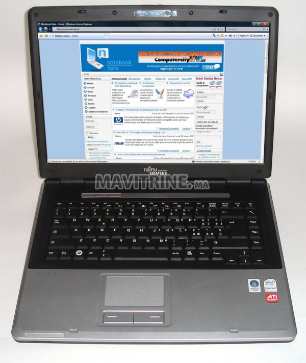 vente un bijou pc portable fujitsu pi2530