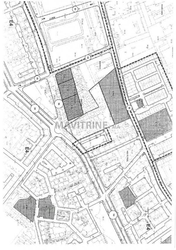 terrain immeuble r+4 centre ain sbaa