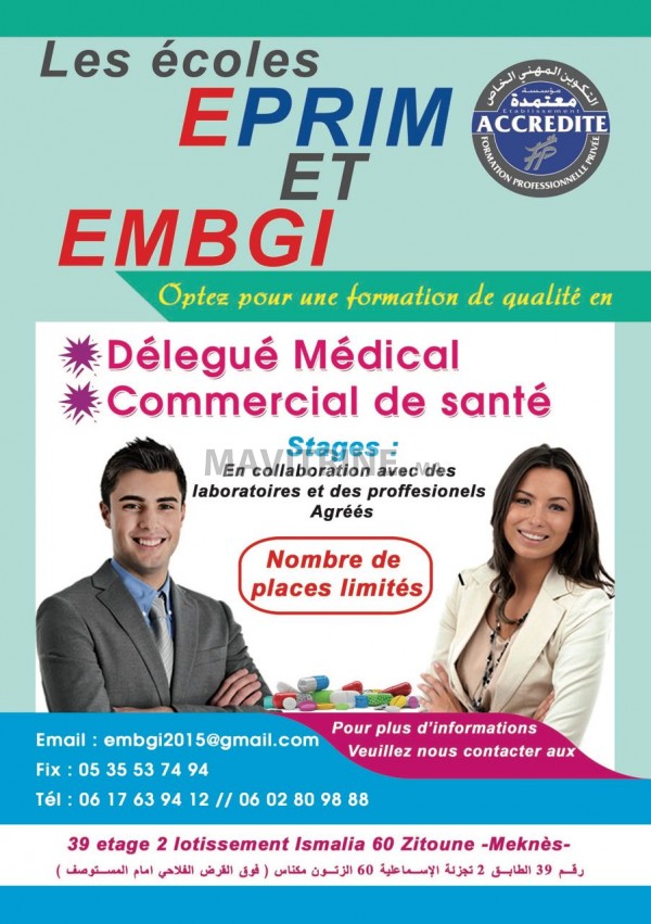 formation délegué médical -commercial de santé