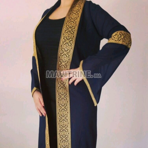 Abaya avec ceinture importé de la jordanie