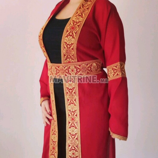 Abaya avec ceinture importé de la jordanie