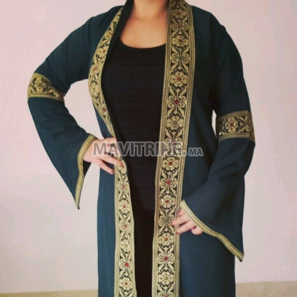 Abaya avec ceinture importé de la jordanie