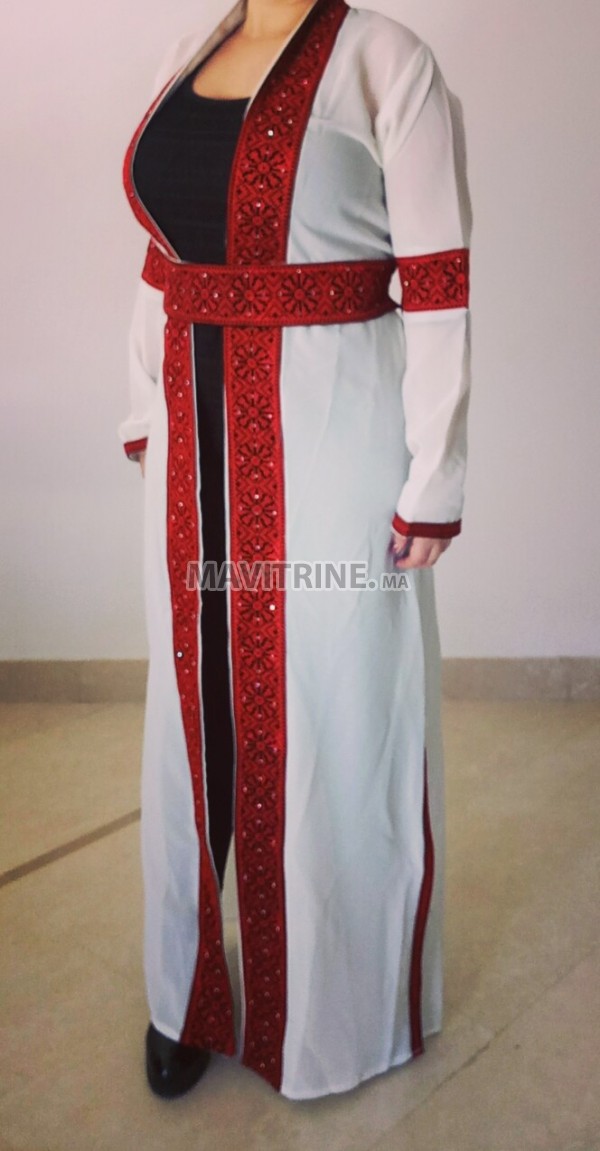 Abaya avec ceinture importé de la jordanie