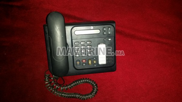Alcatel 4019 - Téléphone PABX filaire, écran Noir