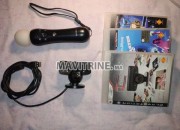 Photo de l'annonce: Camera, manette move et 3 jeux PS3