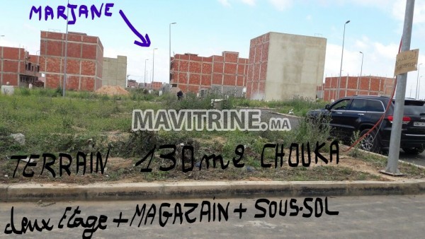 TERRAIN 130 M2 CHOUKA MEKNES EN FACE HOTEL DALIA