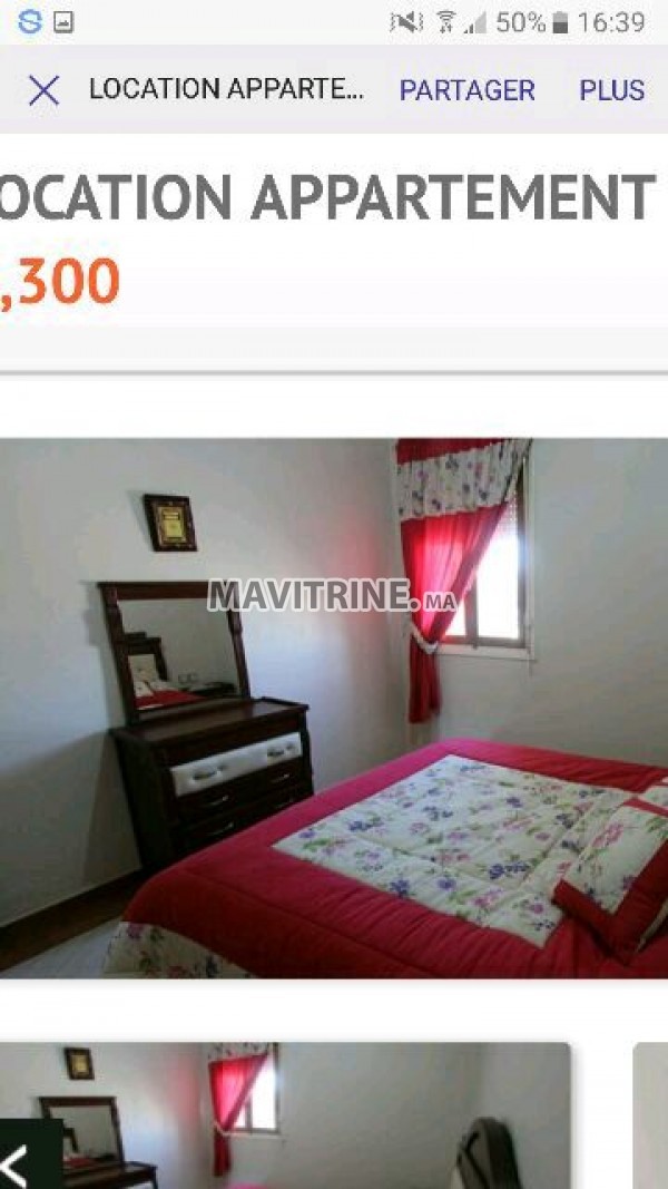 Appartement meublé en location. Longue durée