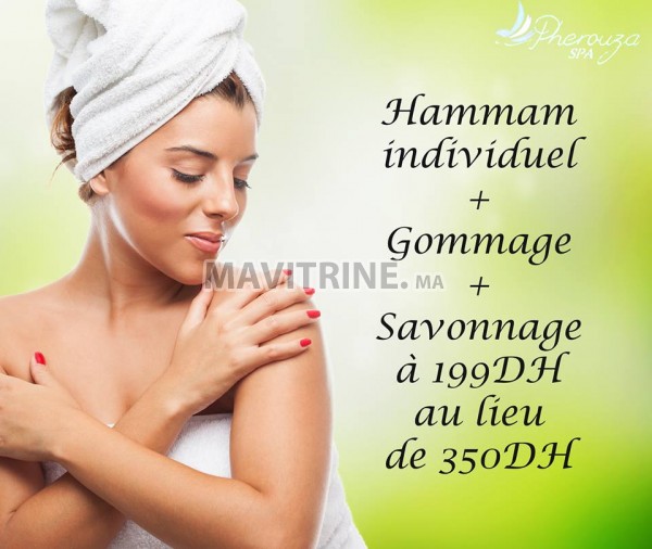 Hammam, massage, pédicure, manucure, soin de visage