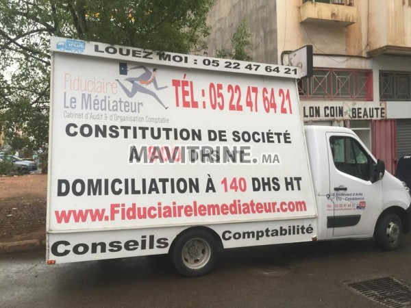 Marketing sur des Camions publicitaire dans tout le Maroc