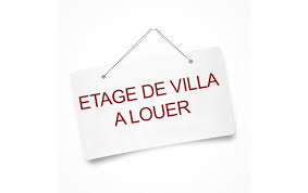 étage villa 3 chambres