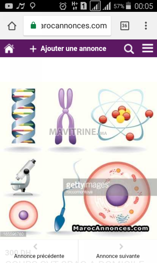 Cours particuliers en SVT a domicile