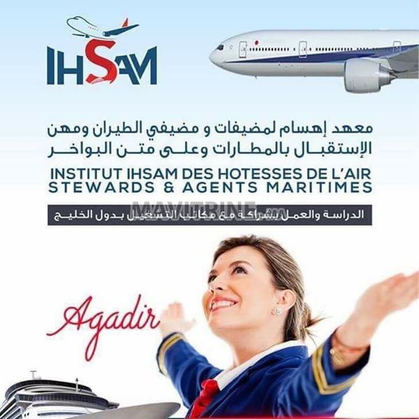 HOTESSE D'AIR/STEWARD ET AGENT MARITIME