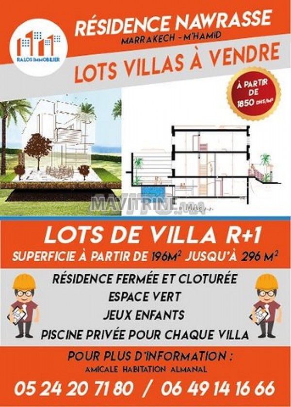 Des lots de villa