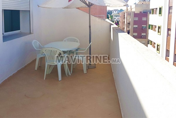 Appartement terrasse meublé 110 m² Bourgogne 7500 Dh