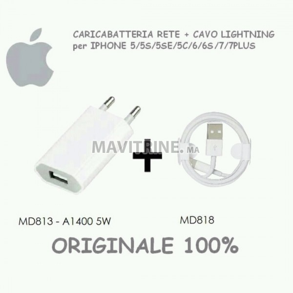 Chargeur original iphone