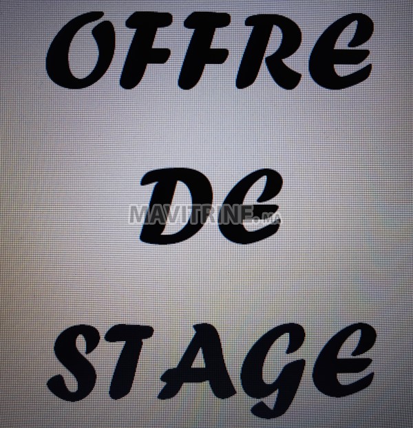 OFFRE DE STAGES