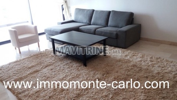 Location appartement meublé avec terrasse à Rabat Souissi,