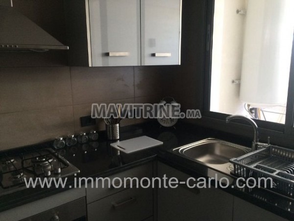 Location appartement meublé avec terrasse à Rabat Souissi,