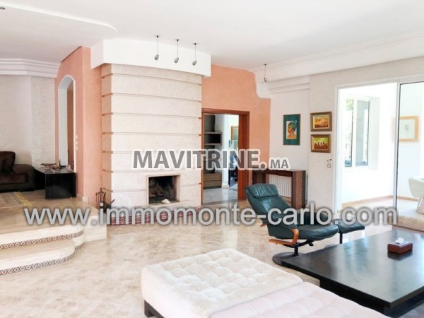 Location Villa  haut standing  de prestige au quartier Souissi RABAT