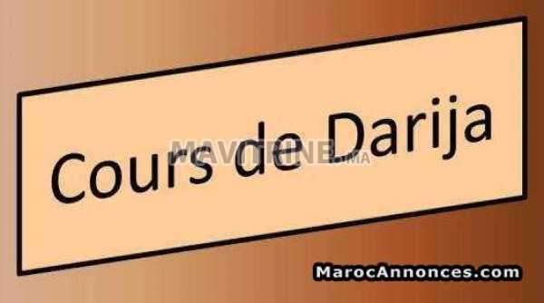 Cours de Darija