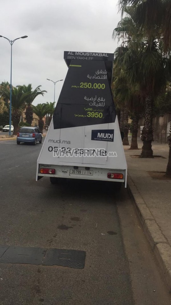 faire des publicités sur des camion du publicitaire