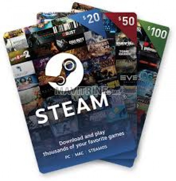 Cartes PSN France, Cartes STEAM