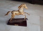 Photo de l'annonce: Décoration cheval plaqué or 24 kara