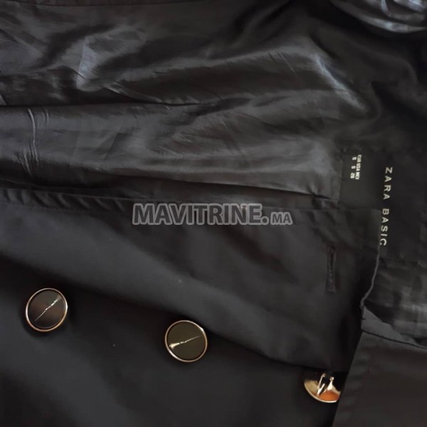 Manteau Noir ZARA