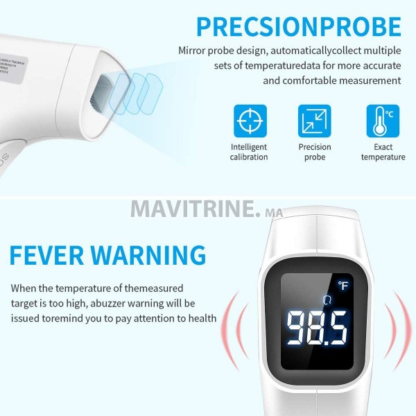 Thermomètre infrarouge médical alic-bblove AET-R1B1 -  thermomètre numérique-TUV certifié CE FDA approuvé