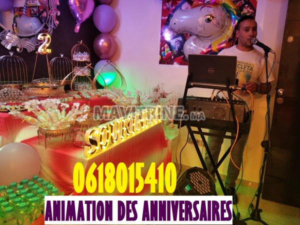 Animation des anniversaires agadir Marrakech