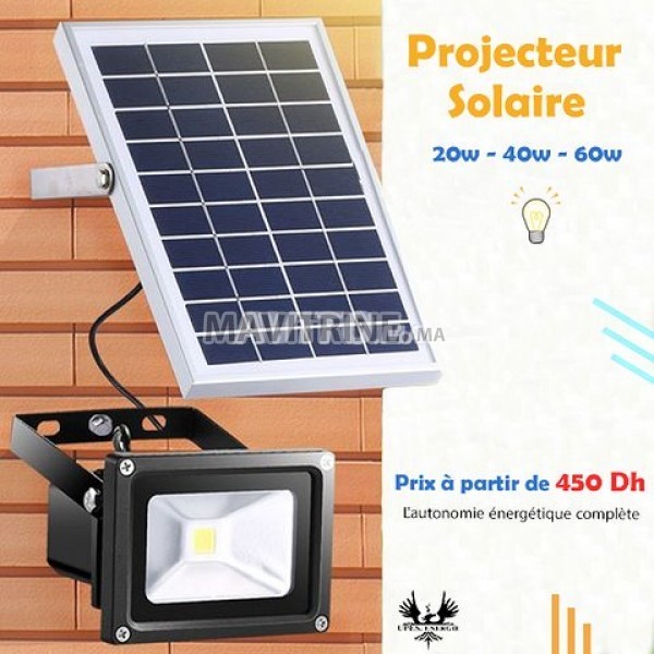 Projecteurs Solaire autonome