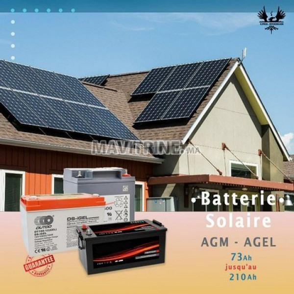 Batterie Solaire à décharge profonde